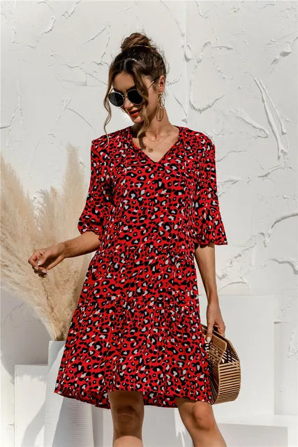 Aitana Robe Courte Femme Été – Mini-Robe avec Taille Basse et Coupe Légère pour l’Été