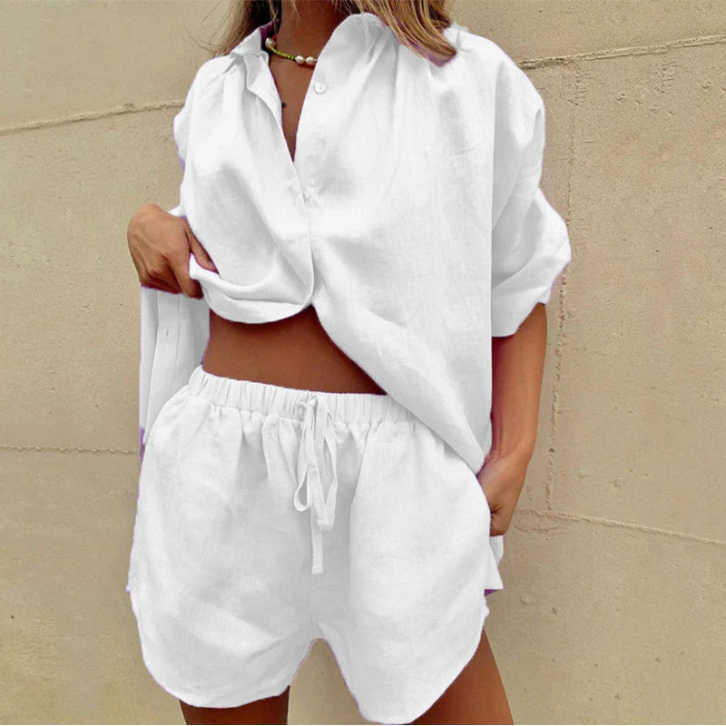 Completo casual da donna Bailey - Coordinato in due pezzi con maglia a maniche lunghe e pantaloni morbidi