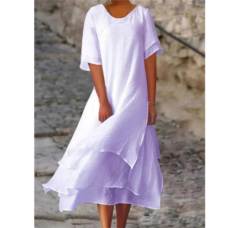 Journee Robe Élégante Femme – Silhouette Fluide & Confort Chic pour Toutes Occasions