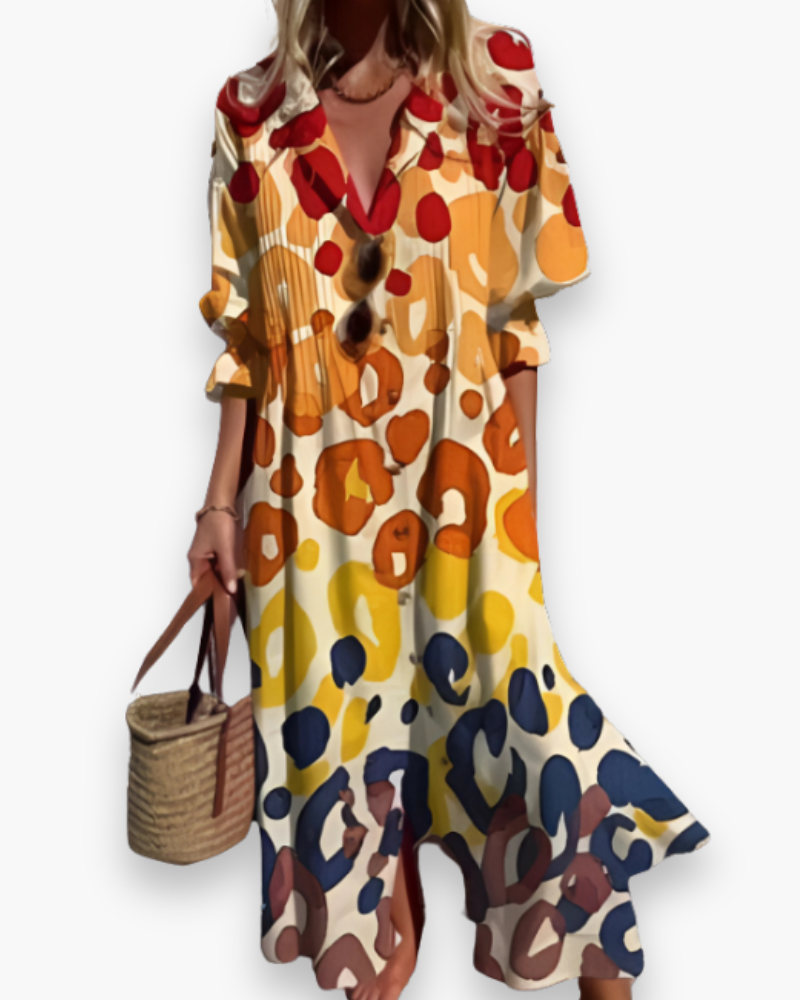 Abito lungo da donna Ryleigh - Elegante abito estivo per cerimonie e occasioni speciali