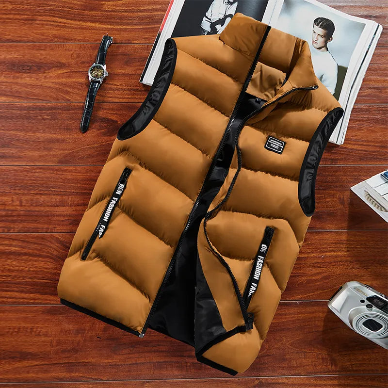 Gilet trapuntato da uomo Clarence – Senza maniche, termico e con chiusura a zip
