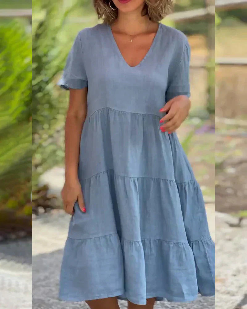 Abito da cocktail da donna Desarae - Abito midi con spalle scoperte e silhouette elegante per eventi speciali