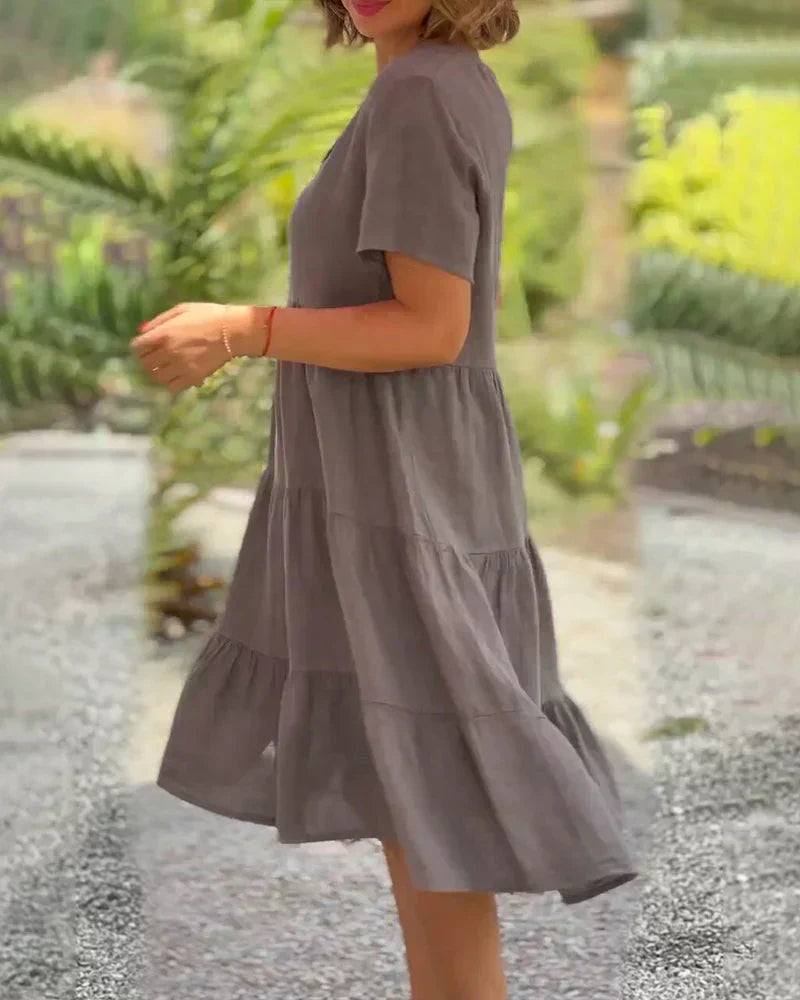 Abito da cocktail da donna Desarae - Abito midi con spalle scoperte e silhouette elegante per eventi speciali