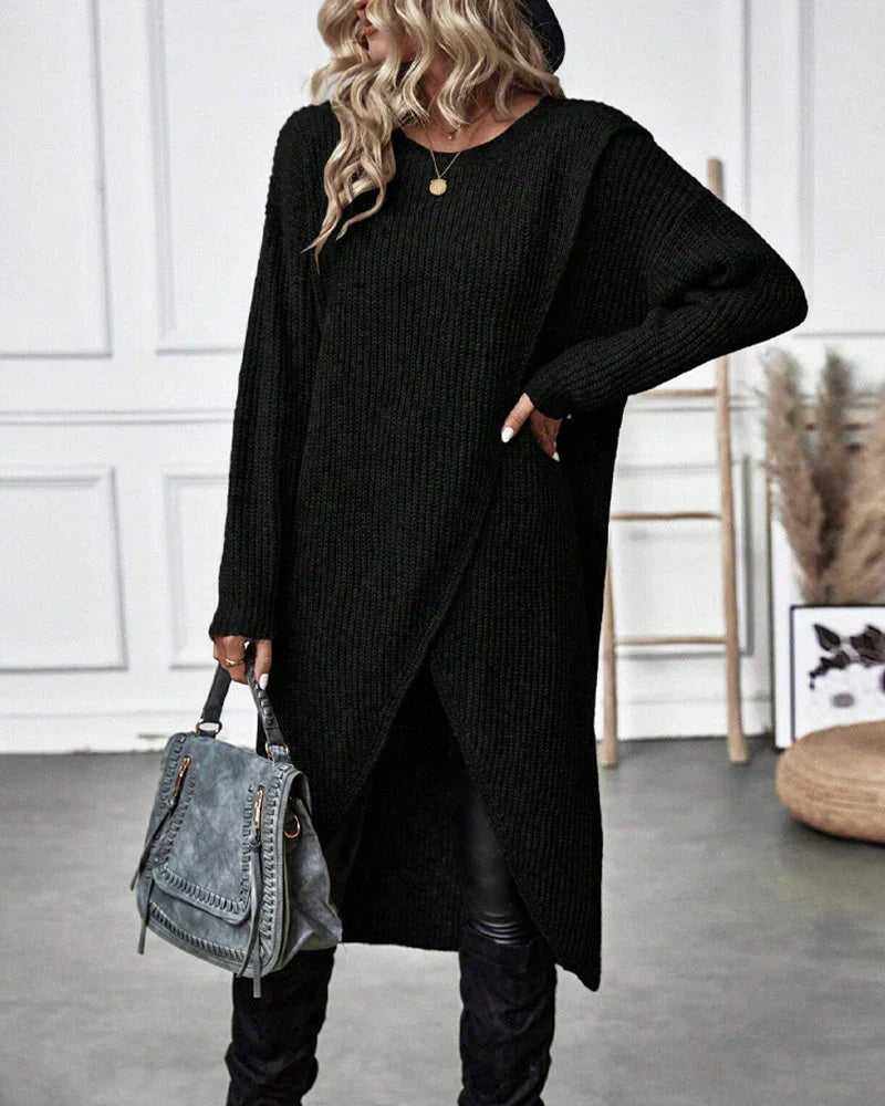Maglione da donna Sylvia: lungo, elegante e comodo per un look chic quotidiano