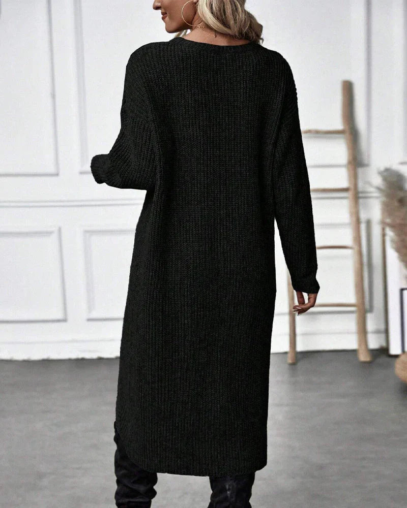 Maglione da donna Sylvia: lungo, elegante e comodo per un look chic quotidiano