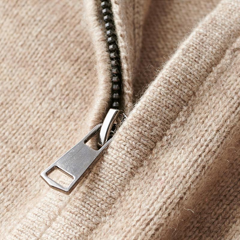 Noah Pull Homme Col Zippé – Style Moderne, Confort Respirant & Durable en Coton Polyester
