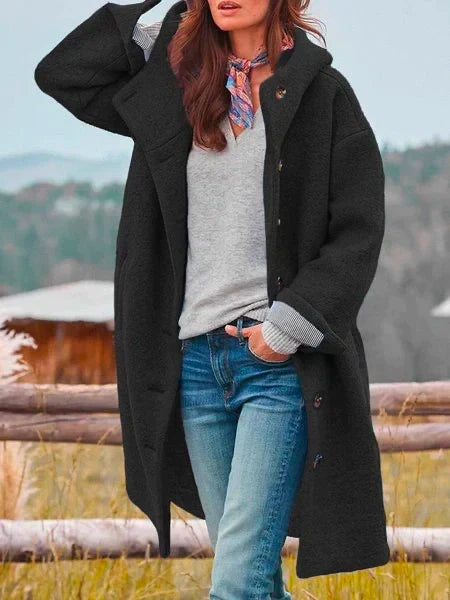 Cappotto in morbida lana da donna Audrey: elegante, caldo e versatile per l'inverno