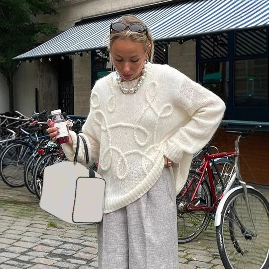 Maglione da donna Elodie - Maglione girocollo morbido ed elegante con comode maniche lunghe