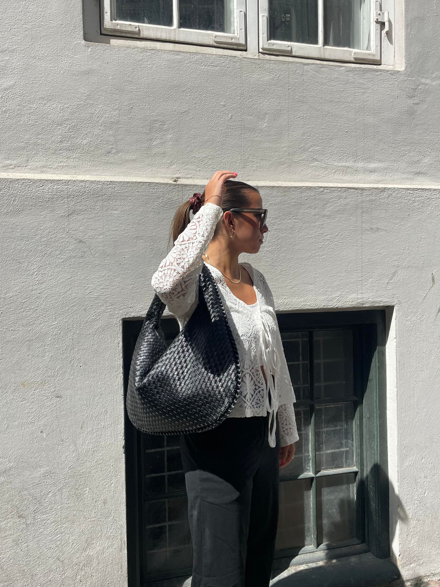 Borsa Hobo da donna Louisa: elegante, spaziosa e dallo stile intrecciato senza tempo