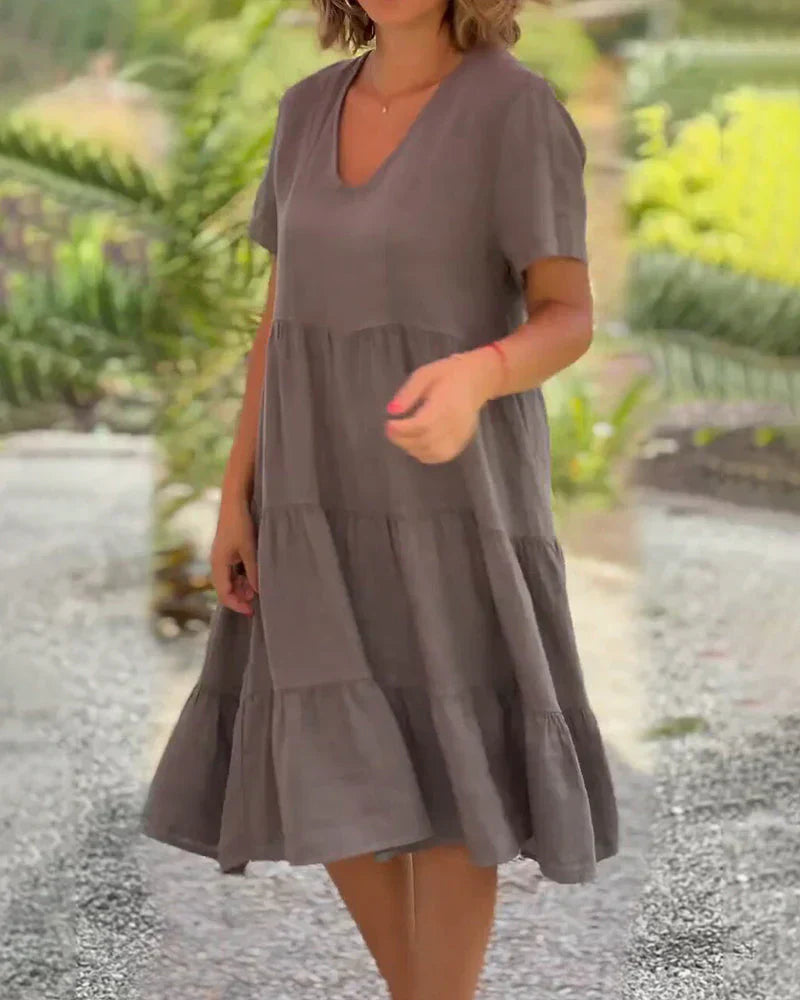Abito da cocktail da donna Desarae - Abito midi con spalle scoperte e silhouette elegante per eventi speciali