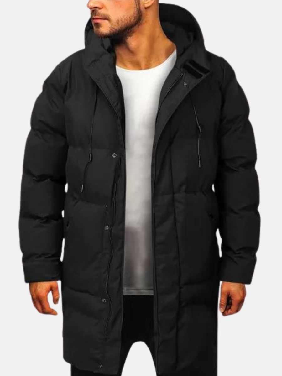 Parka da uomo Cassius: imbottitura isolante, nylon resistente e stile moderno