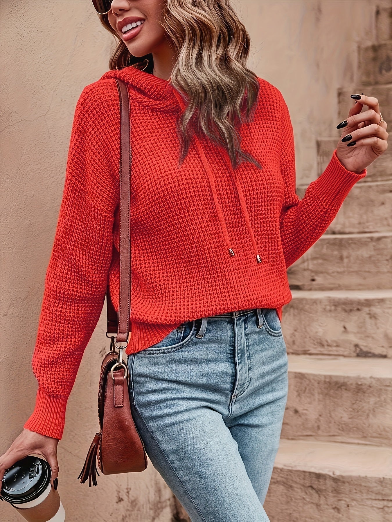 Hope Pull Femme – Pull à Capuche Décontracté Chic & Confortable pour Automne/Hiver Élégant