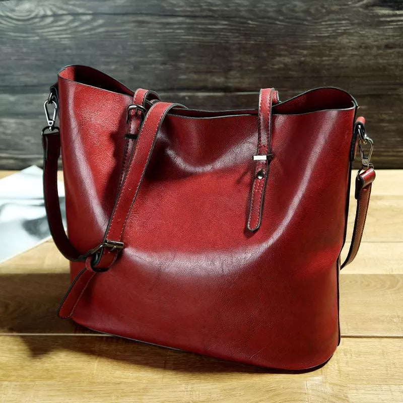 Nicole Sac à Main Femme – Sac Bandoulière Vintage en Cuir Véritable Élégant & Durable