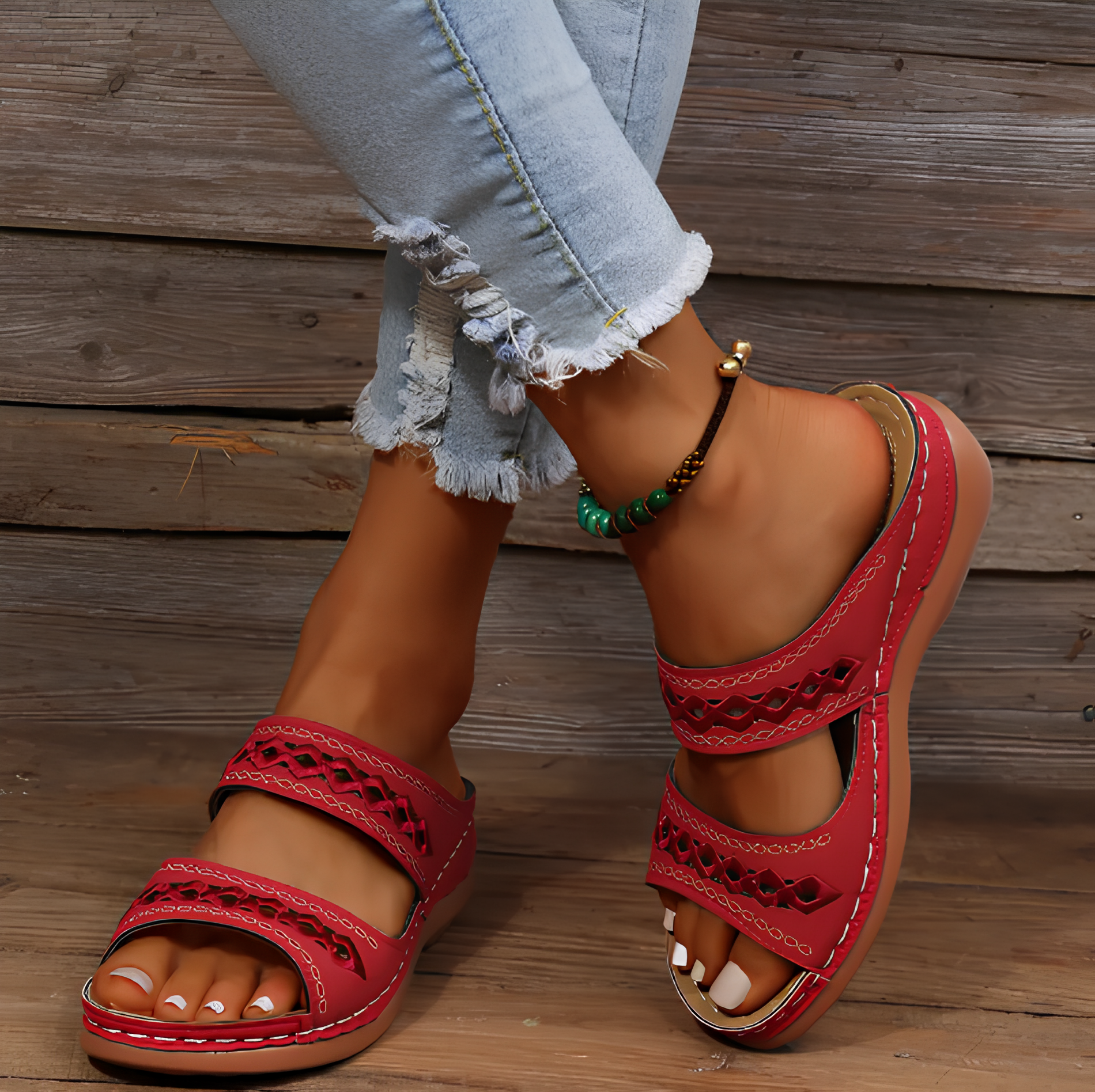 Sandali da donna Francine - Scarpe estive comode ed eleganti, dal design aperto