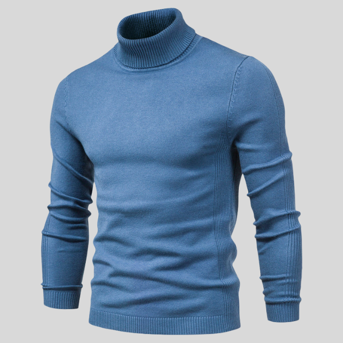 Maglione da uomo Jerold: maglione con collo alto, elegante e comodo, dallo stile versatile