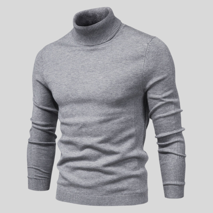 Maglione da uomo Jerold: maglione con collo alto, elegante e comodo, dallo stile versatile