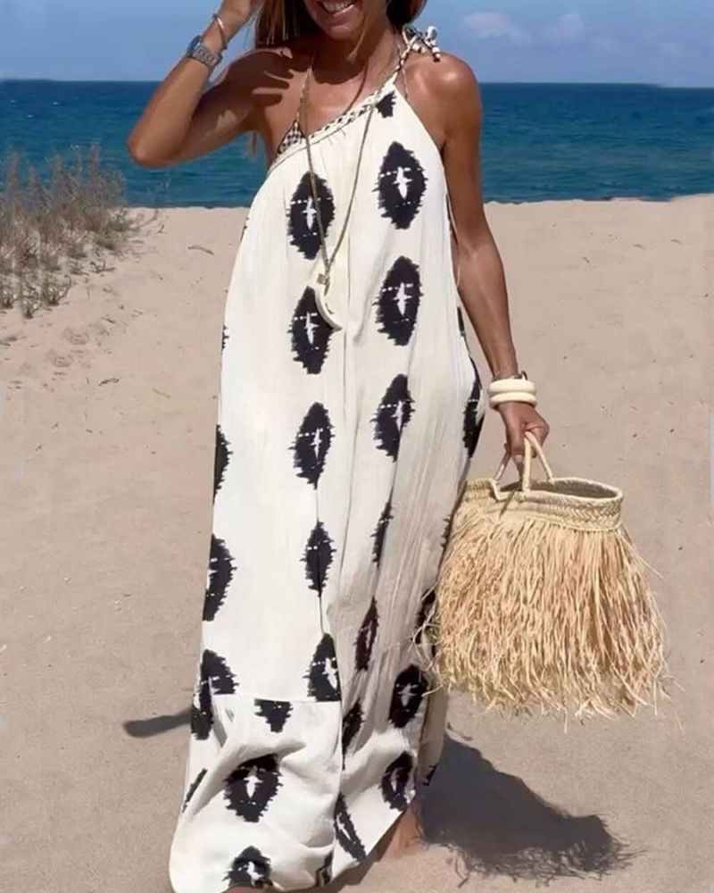 Abito lungo da donna Sienna - Taglio asimmetrico chic e tessuto leggero, ideale per l'estate