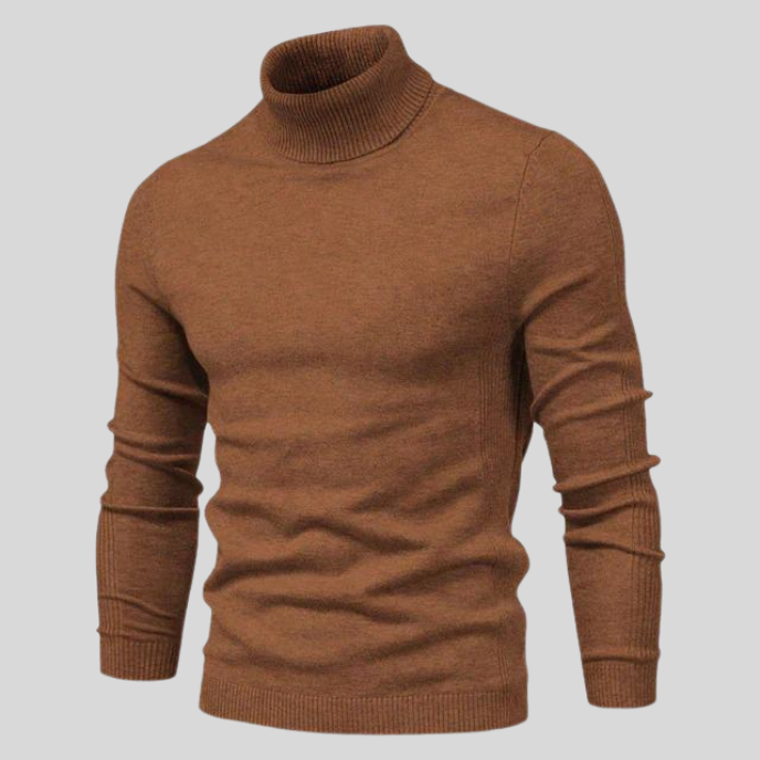 Maglione da uomo Jerold: maglione con collo alto, elegante e comodo, dallo stile versatile