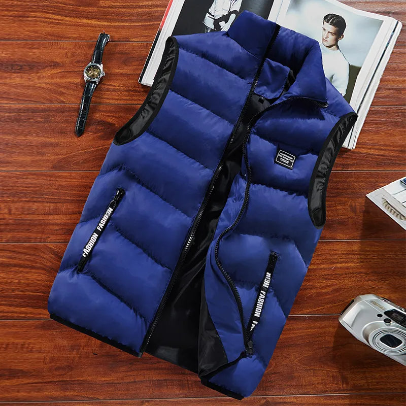 Gilet trapuntato da uomo Clarence – Senza maniche, termico e con chiusura a zip