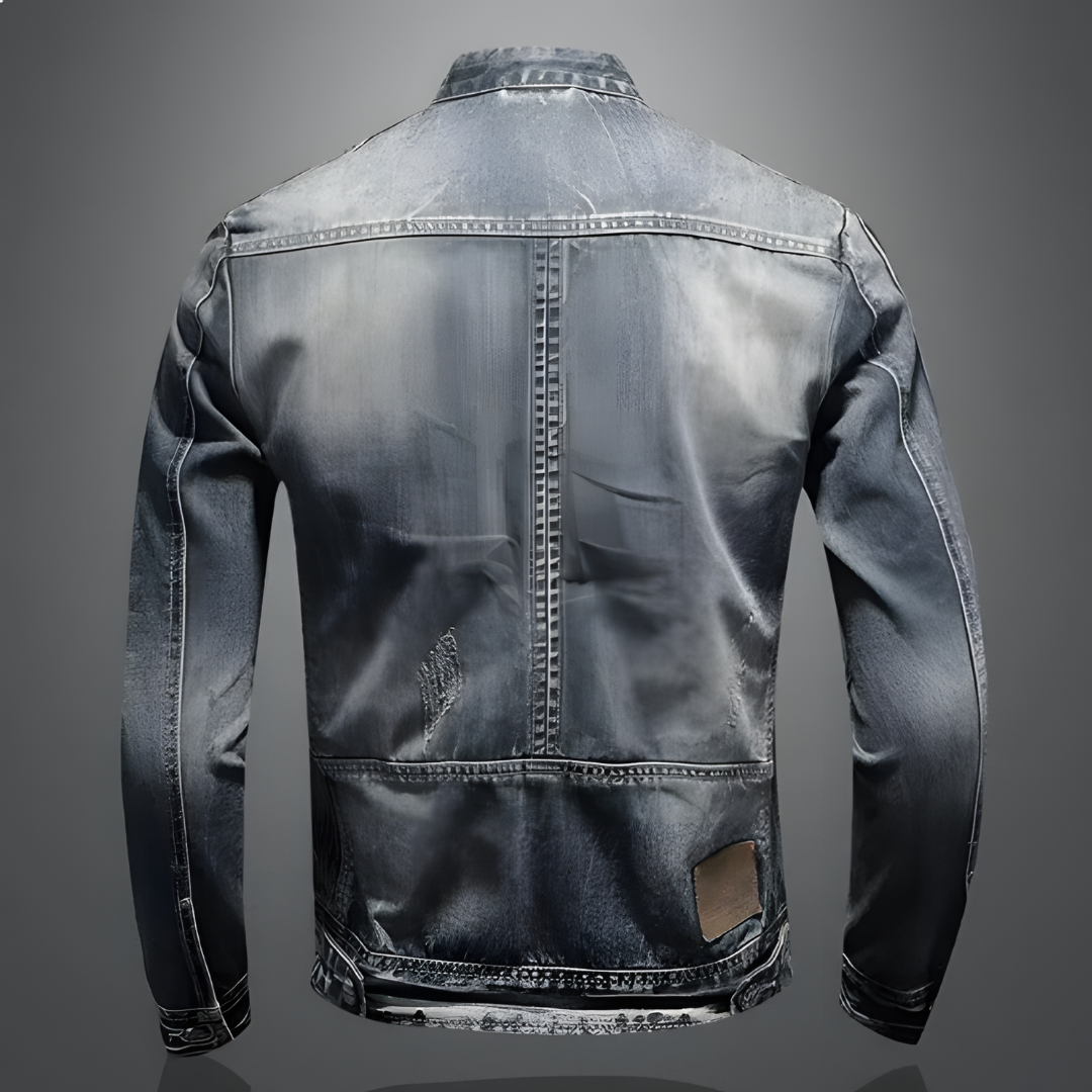 Giacca da uomo Michel: giacca in denim di alta qualità, comoda e resistente, dallo stile moderno