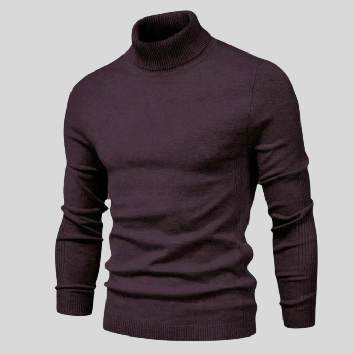 Maglione da uomo Jerold: maglione con collo alto, elegante e comodo, dallo stile versatile