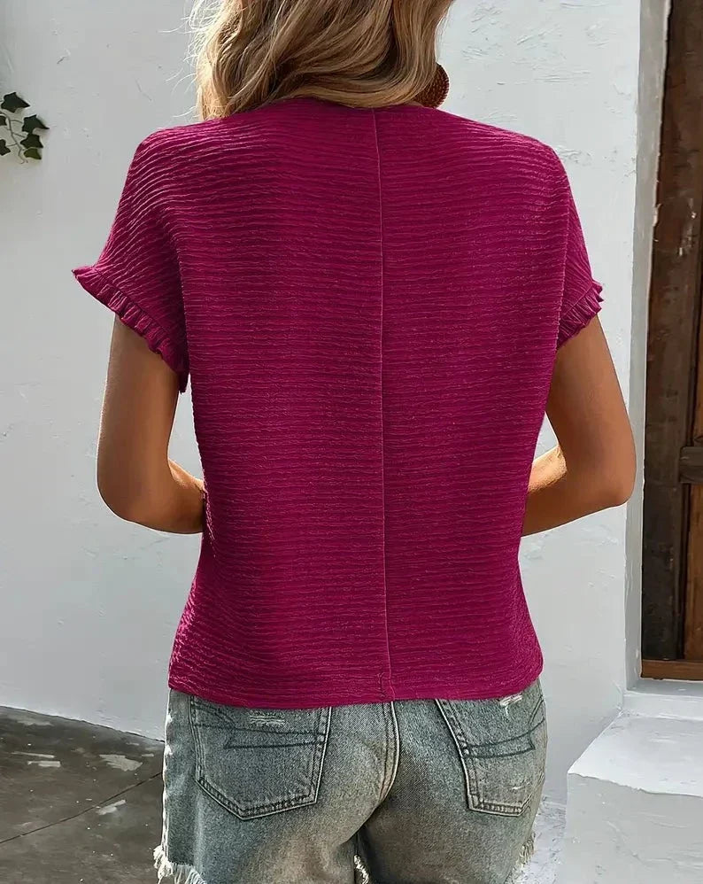 T-shirt da donna Rima: classica maglietta leggera con vestibilità aderente e tessuto traspirante