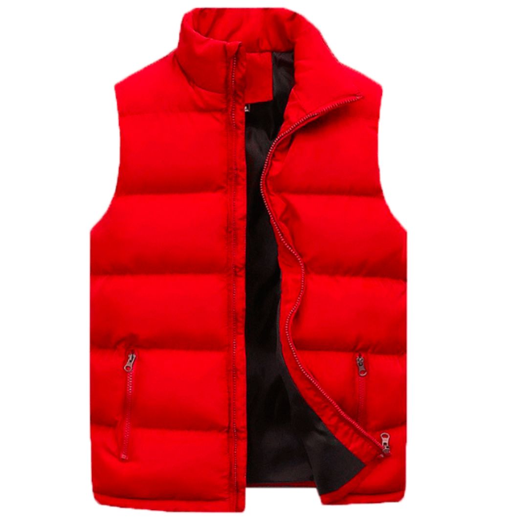 Orion Gilet Homme – Doudoune Sans Manches Imperméable & Légère avec Col Haut Zippé