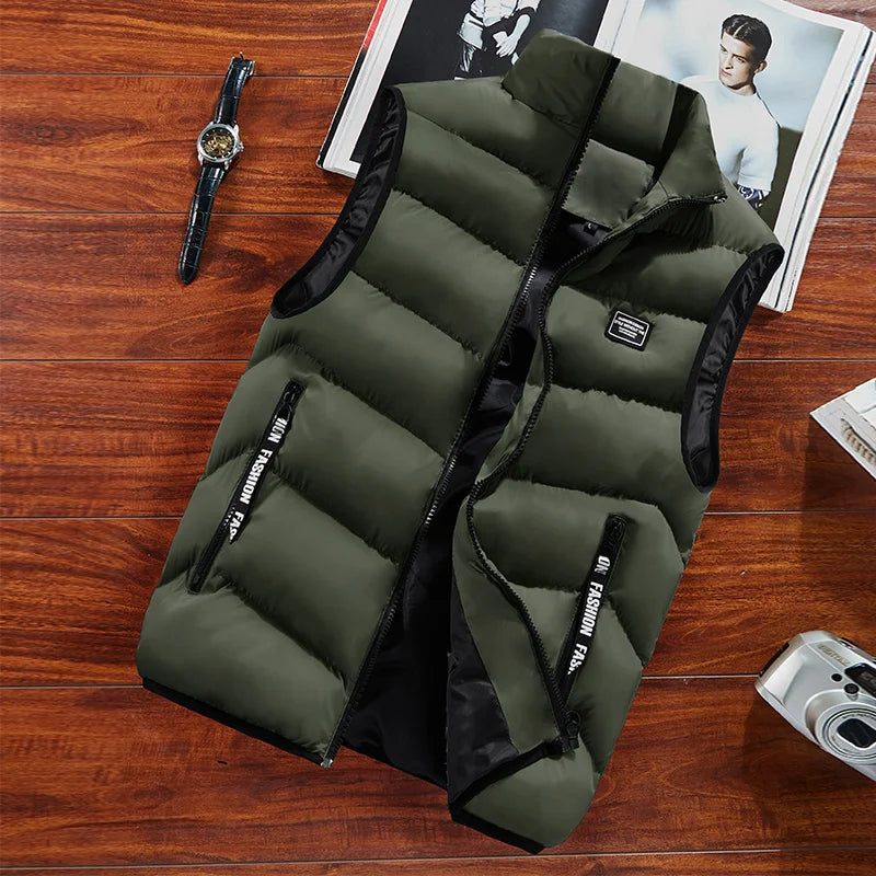 Gilet trapuntato da uomo Clarence – Senza maniche, termico e con chiusura a zip