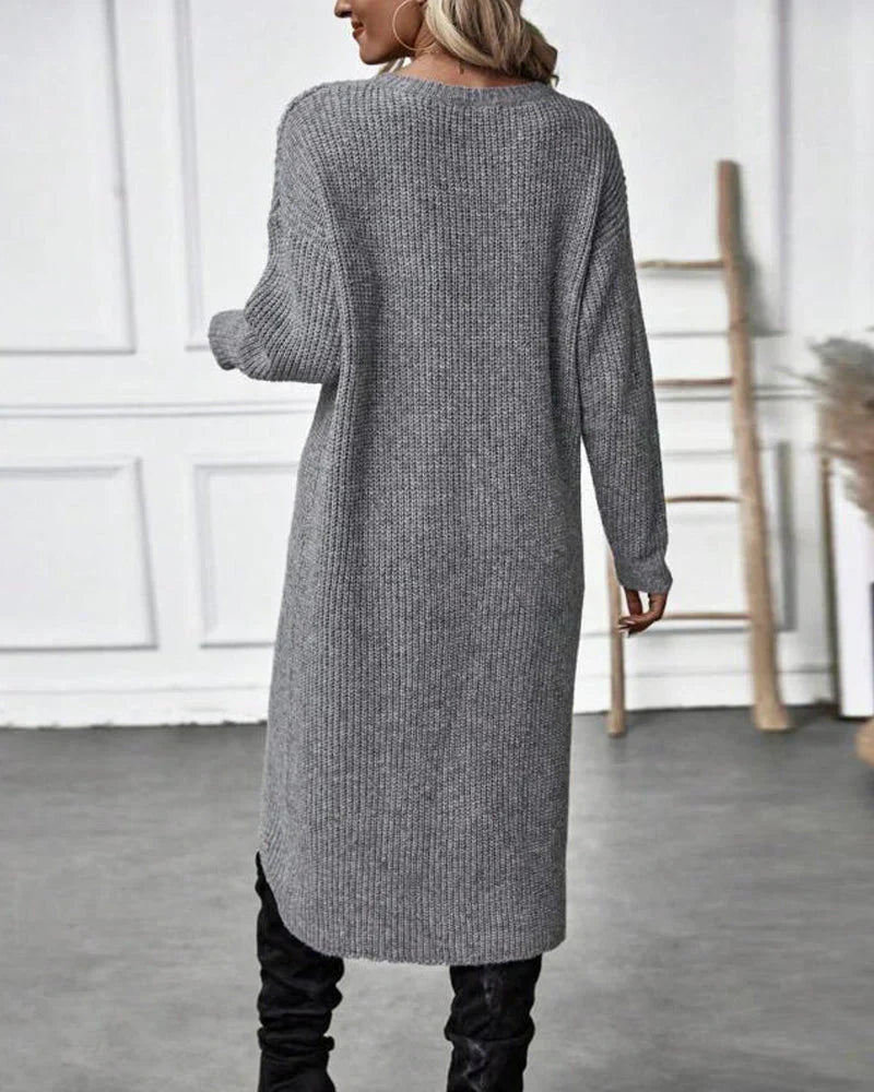 Maglione da donna Sylvia: lungo, elegante e comodo per un look chic quotidiano