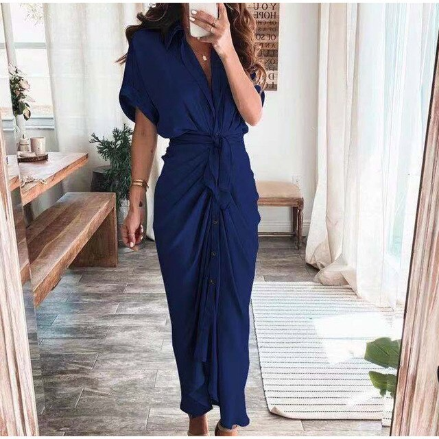 Robe de Soirée Femme Julia – Robe Longue Élégante en Polyester Aéré avec Détails Tendance