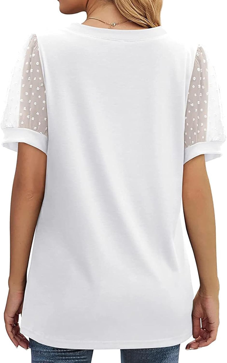 Blusa con scollo a V da donna Krishna - Vestibilità rilassata con look elegante per tutti i giorni o per un abbigliamento formale