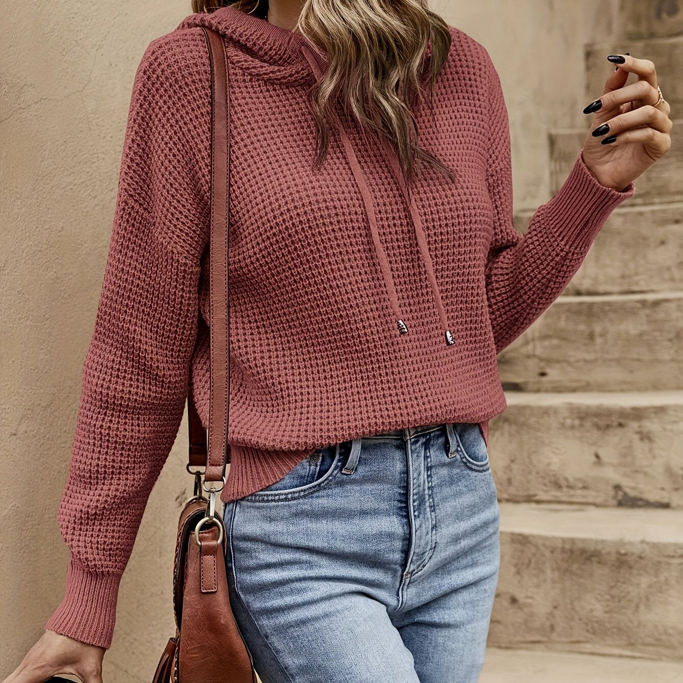 Hope Pull Femme – Pull à Capuche Décontracté Chic & Confortable pour Automne/Hiver Élégant