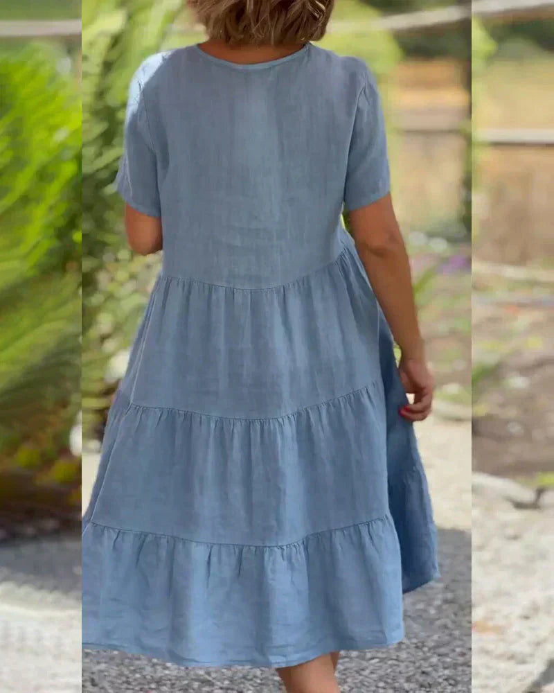 Abito da cocktail da donna Desarae - Abito midi con spalle scoperte e silhouette elegante per eventi speciali