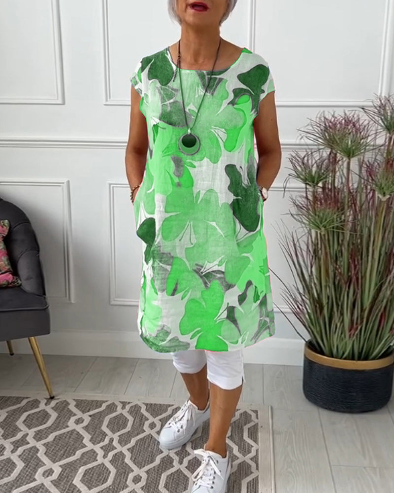 Tunique Femme Wilma – Long Haut Aéré à Imprimé Fleuri, Coupe Ample & Look Féminin