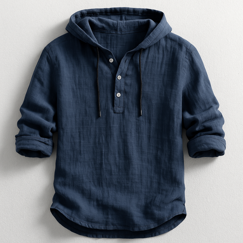 Marc Chemise à Capuche Homme – Coton Léger Doux & Élégant au Style Moderne Décontracté