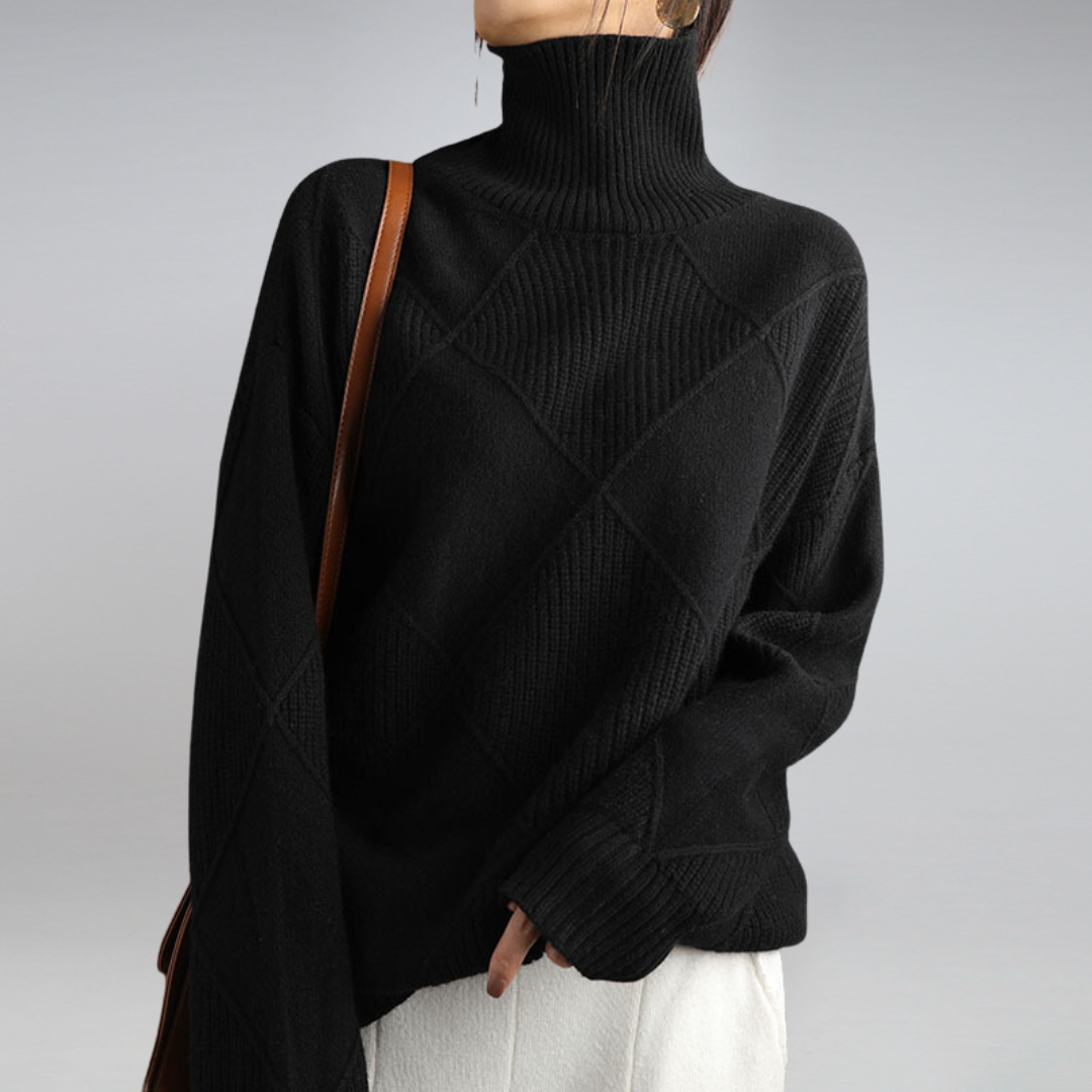 Maglione da donna Luciana – Elegante dolcevita in morbido e chic cashmere senza tempo