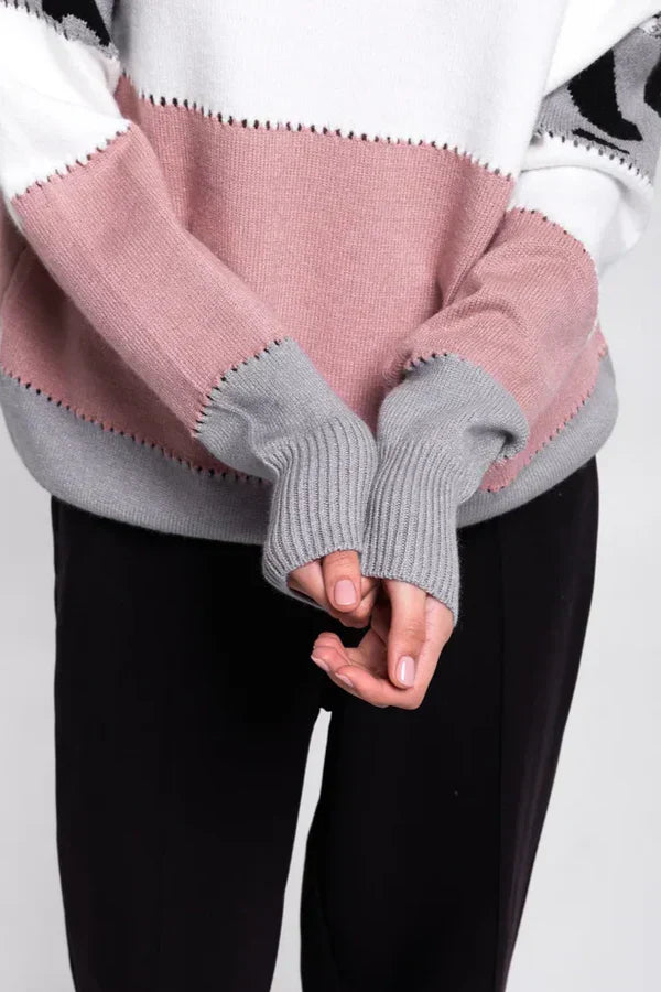 Alianna Pull Femme – Polaire Léopard Chic Doux & Confortable pour Style Décontracté