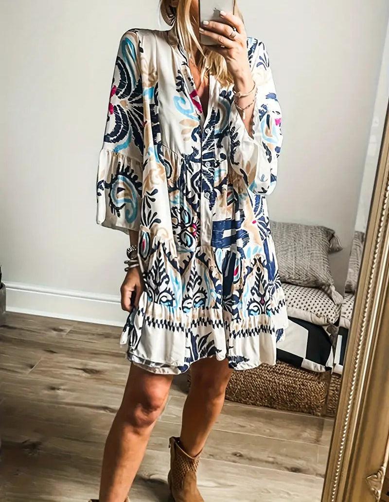 Abito corto da donna Leigh - Mini abito femminile e leggero per un'estate chic e uno stile casual