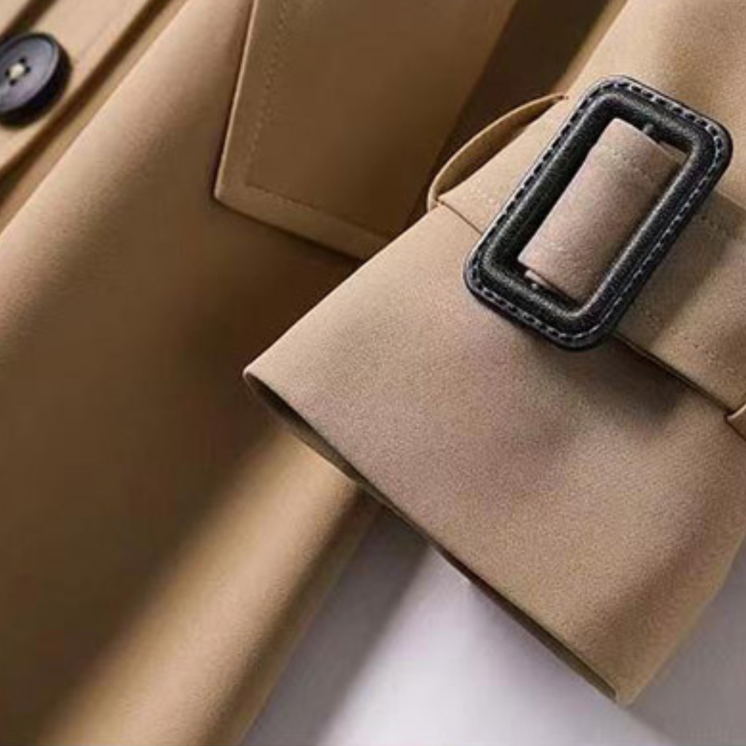 Trench elegante da donna Emilia - Cappotto lungo elegante e versatile per tutte le stagioni