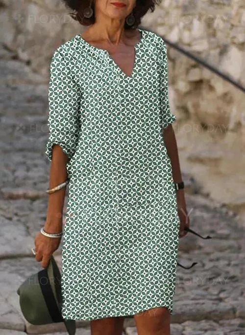 Gerda Robe d'Été Femme – Robe Légère & Ample pour un Look Estival Élégant et Confortable