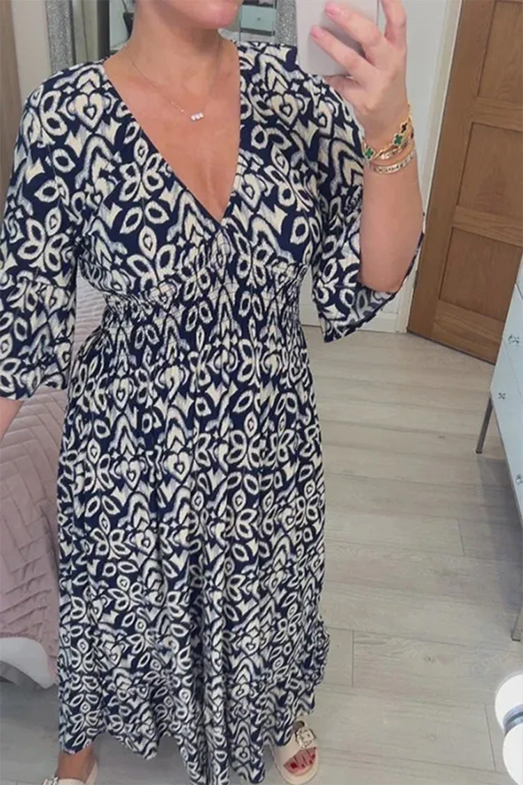 Abito lungo da donna Solaressa - Abito elegante e fluido ideale per l'estate e le occasioni chic