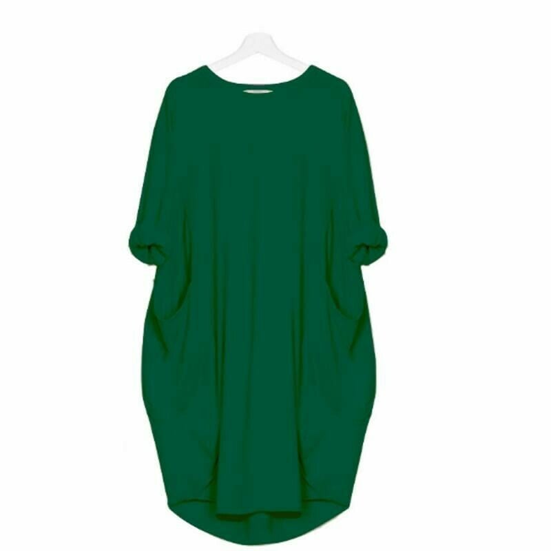 Abito estivo da donna Delaney: tessuto leggero, vestibilità ampia e scollo rotondo chic