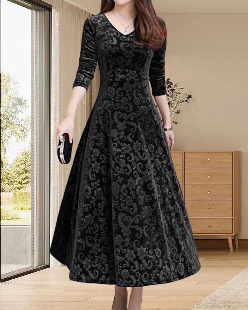 Margaret Robe Femme – Élégante Robe Trapèze à Coupe Féminine pour Occasions Festives