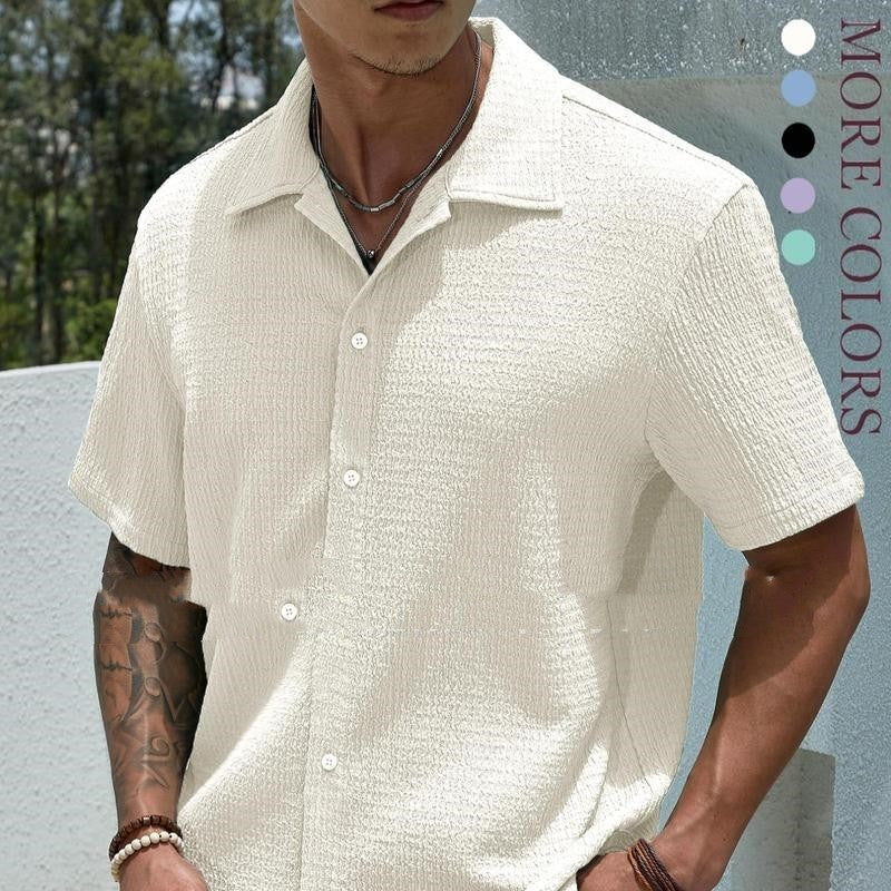 Camicia casual da uomo Jay - Camicia corta moderna per l'estate, le vacanze e tutti i giorni