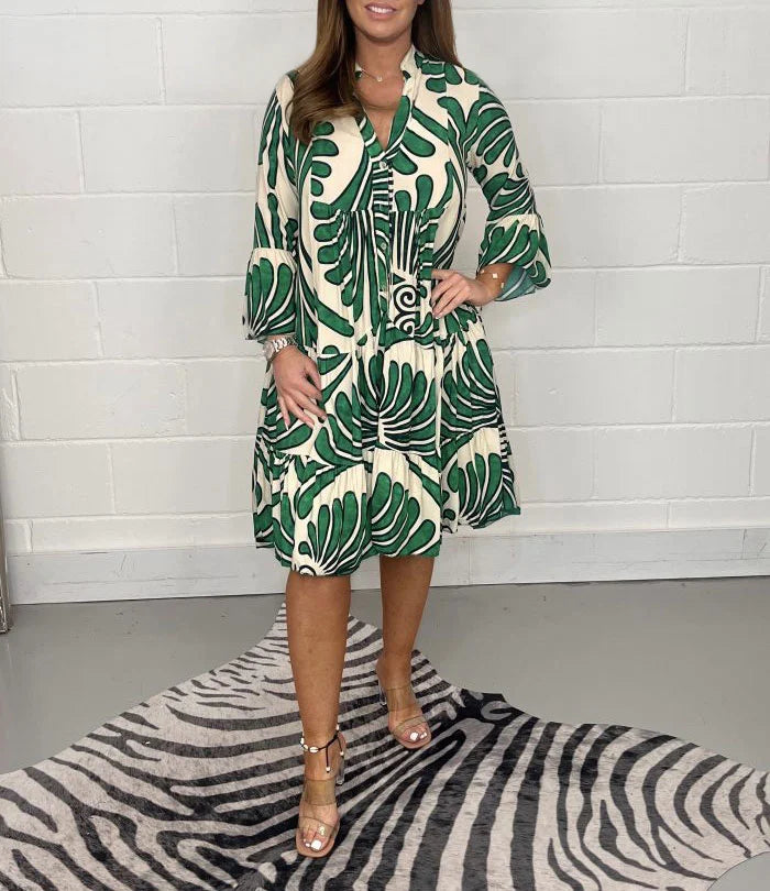 Abito estivo da donna Olivia - Elegante abito leggero con vestibilità perfetta per ogni occasione 