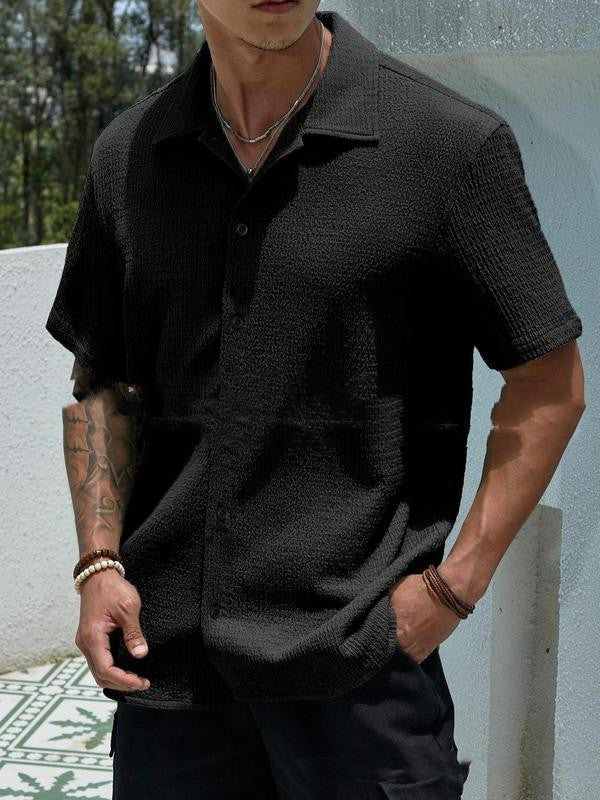Camicia casual da uomo Jay - Camicia corta moderna per l'estate, le vacanze e tutti i giorni