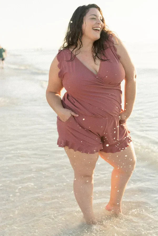 Costume da bagno modellante da donna Maryam - Costume da bagno con reggiseno integrato, leggero e traspirante