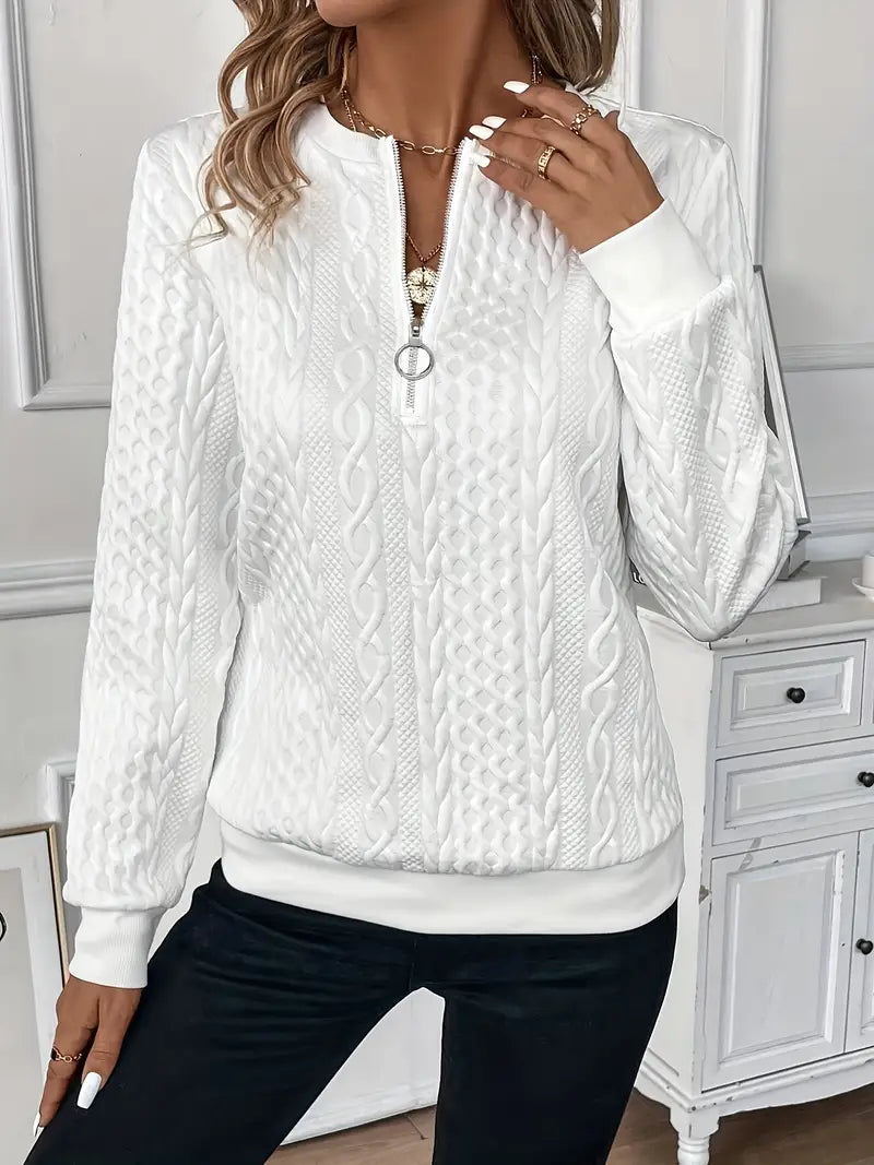 Maglione morbido in maglia da donna Amora: comfort quotidiano ed eleganza casual