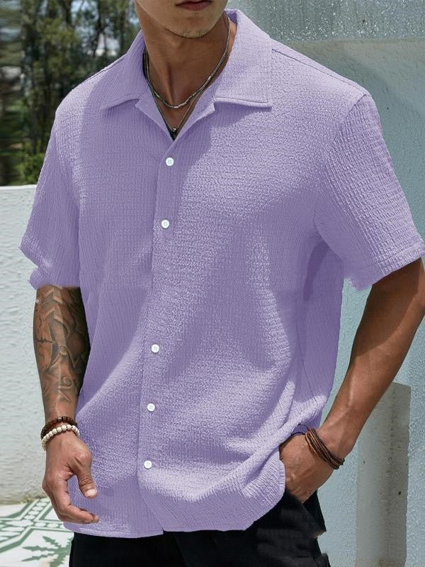 Camicia casual da uomo Jay - Camicia corta moderna per l'estate, le vacanze e tutti i giorni