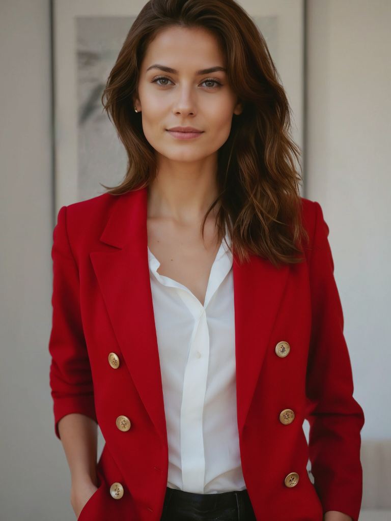 Blazer elegante da donna Harper: giacca chic e comoda in tessuto di alta qualità per un look casual